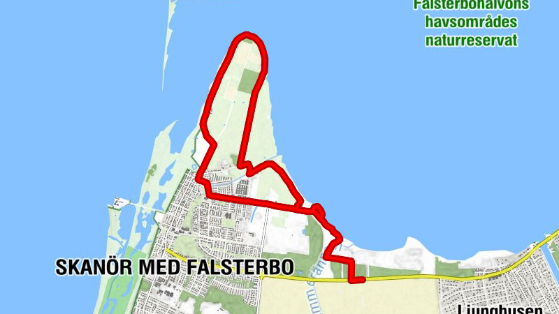 Vellinge kommun - Skanörs kyrka - Skanörsgården - Skanörs vångar