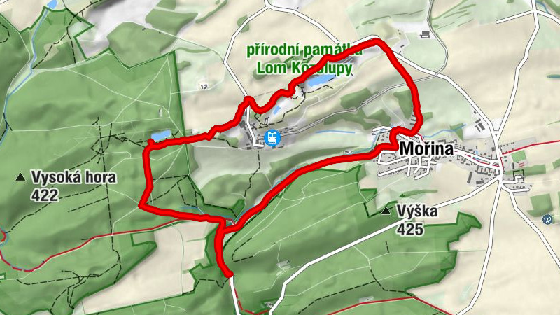 Mořina - Střelnice