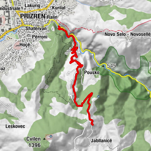 Prizren - Pousko - Komuna e Prizrenit / Opština Prizren / Prizren Belediyesi
