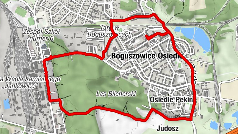 Boguszowice Osiedle - Osiedle Południe - Judosz - Kościół pw. św. Barbary