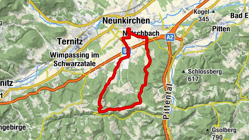 NK- Lindgrub -Thann, Kulm - Wartmannstetten - Diepolz - NK