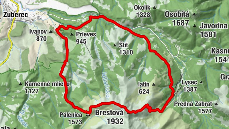 Zuberec - Brestová - Brestovská vyvieračka