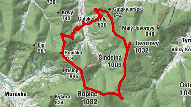 U Martina - Javorový - Ropice - Ropička