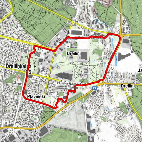 Pļavnieki - Jaunbiķeri - Dreiliņi