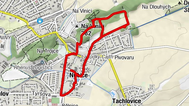 U Plže - svatý Prokop - U Svatého Jakuba - Nučice u Rudné