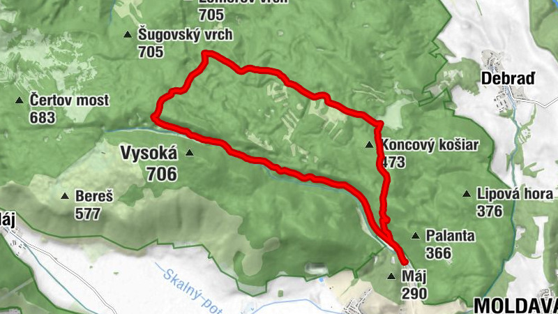 Zlatý páv - V záreze trate - Miglinec - Rastlinný kostol sv. Ladislava