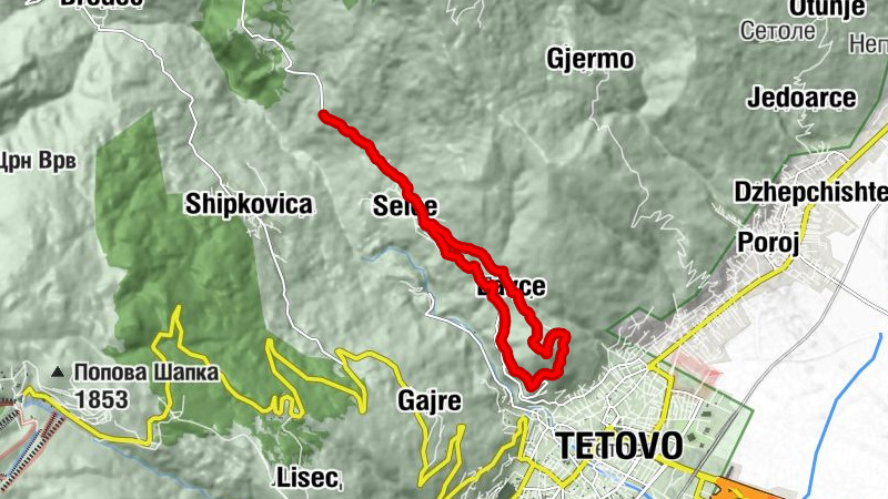 Тетово - Лавце - Селце - Св. Атанасиј