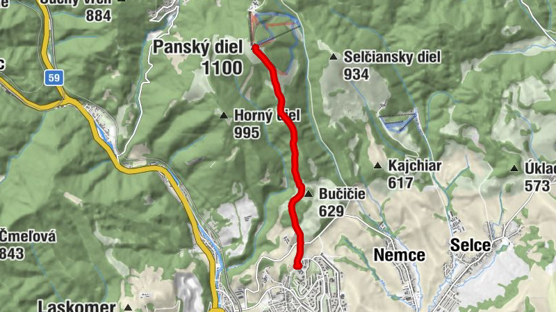 Banská Bystrica - Divný les - Panský diel