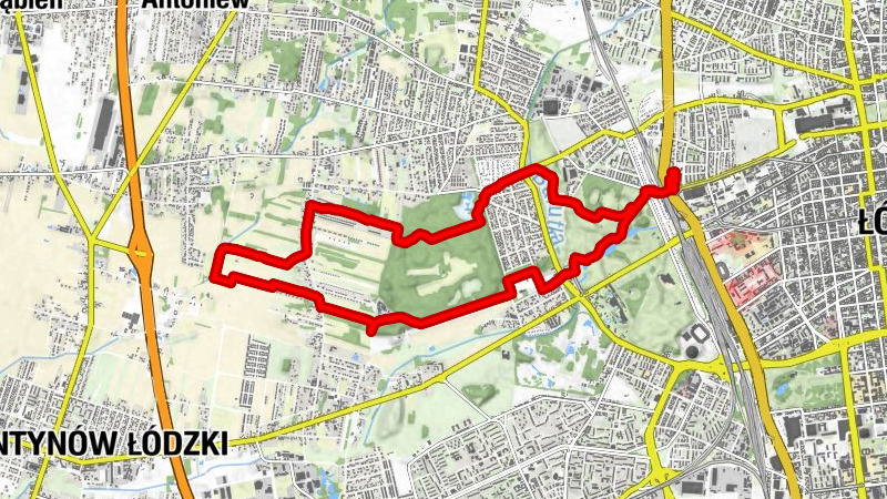 Zdrowie - „Wzgórze Trzech Wież” - Złotno Stare - Łódź