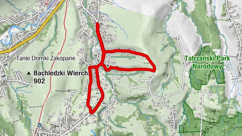 Janosówka - Walkosze - Kaplica cmentarna - Zakopane