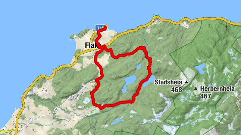 Heimdal - Flakk - Flakkrønningen - Grøset