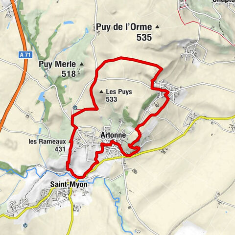La croix des rameaux et le puy saint-jean