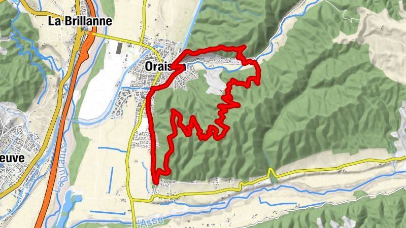 Site VTT FFC-Pays d'Oraison-Coeur de Durance-Circuit 5-Rouge-Mazan