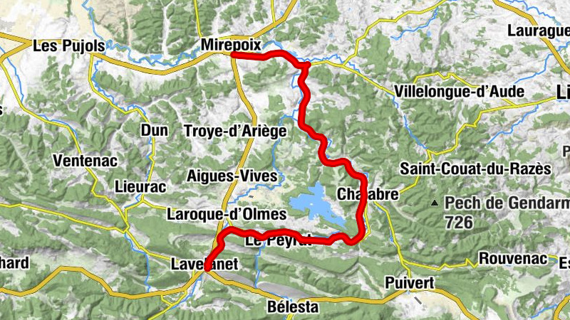 Voie verte de Lavelanet à Mirepoix