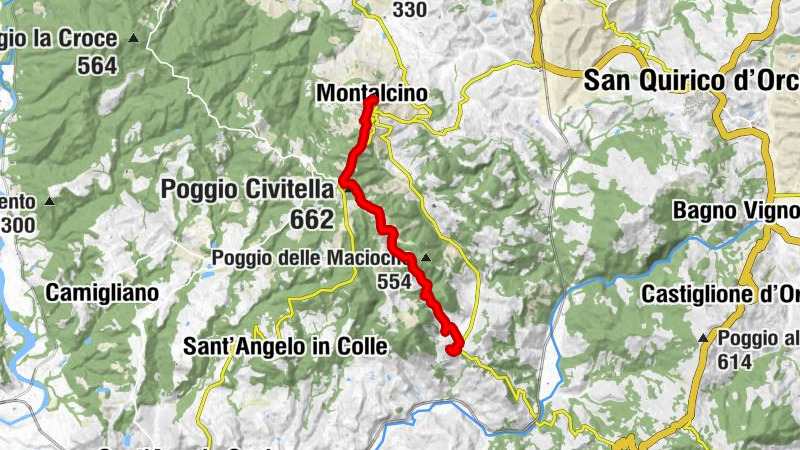 Von Montalcino nach Castelnuovo dell'Abate #LL2ROM_E074