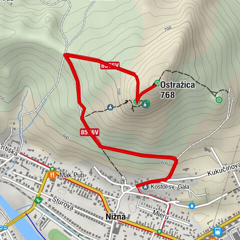 Nižná - Ostražica (768 m)