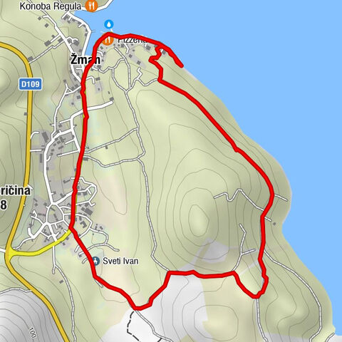 Žman , Hrvaška, Tour 2