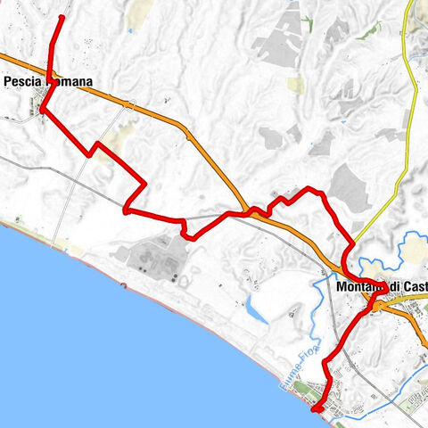 Von Pescia Romana nach Montalto Marina #LL2ROM_E081