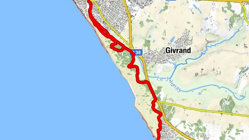 TRAIL-STRECKE: ZWISCHEN FLUSS UND DÜNEN