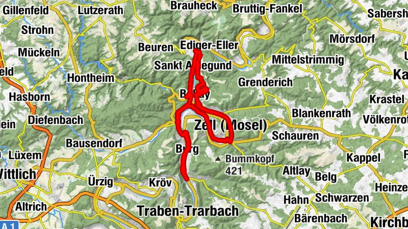 Panorama-Loop über Neef & zurück