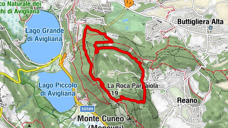 Die Findlinge des Moränenhügels von Avigliana