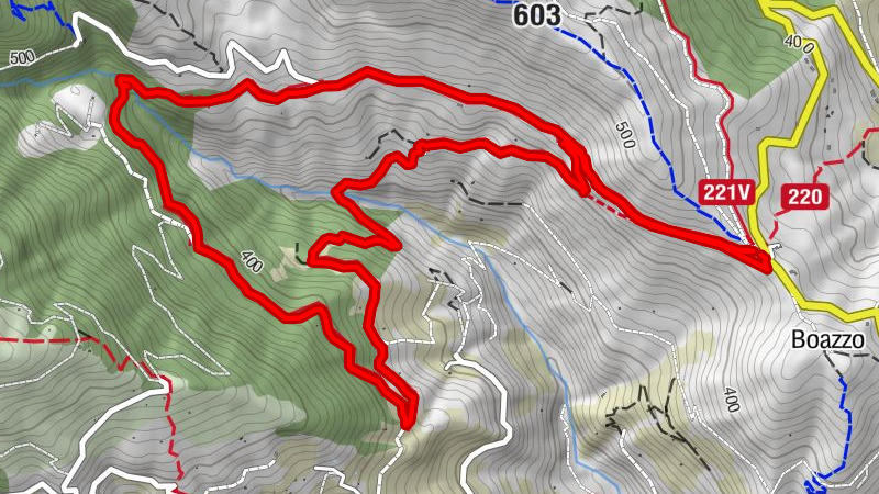 Passeggista dei Ponti / Santa Brigida in Dolcedo, Ligurien/Italien