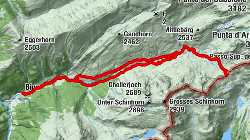 Binntal - Albrunpas
