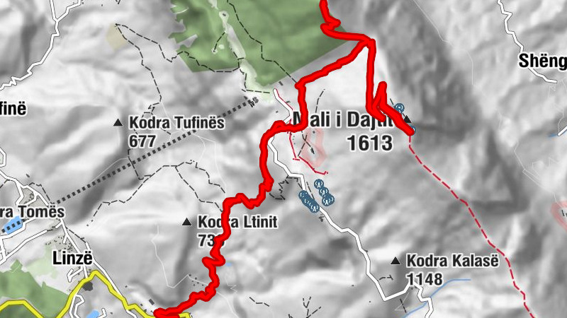 Select Hill Resort to Maja e Tujanit and Mount Dajti