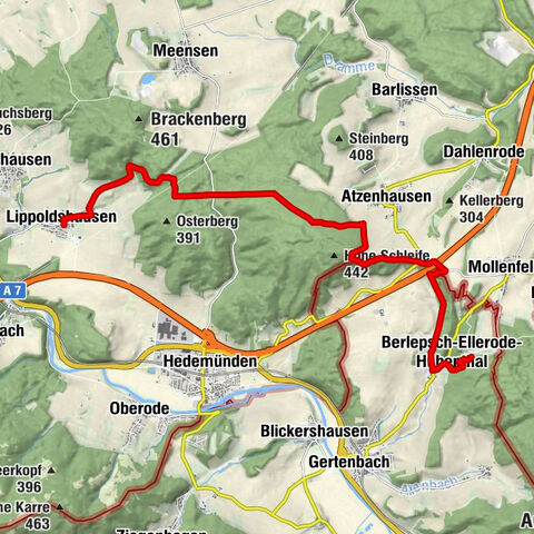 2. Abschnitt Werra-Burgen-Steig Hessen