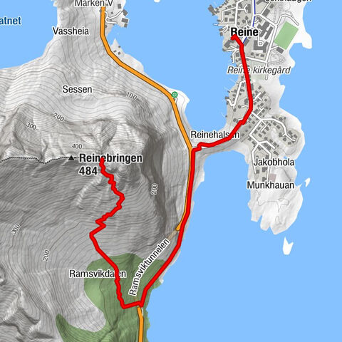 Reinebringen Viewpoint End of Stairs