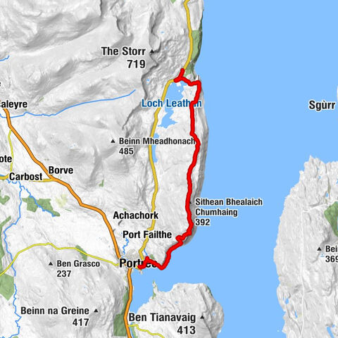 Portree, Schottland/Vereinigtes Königreich