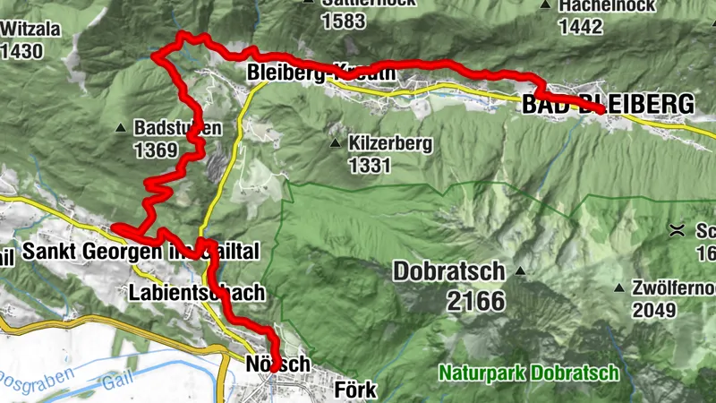 Dobratsch Runde - Der Weg um den Naturpark - Etappe 02