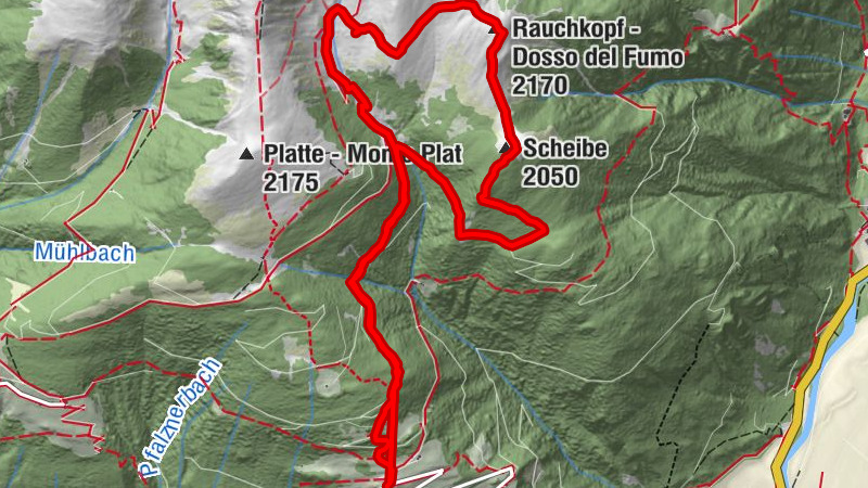 Rauchkofel und Scheibe