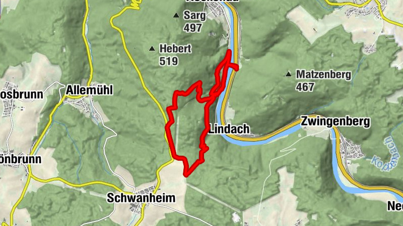 Burg Stolzeneck & Urwaldpfad