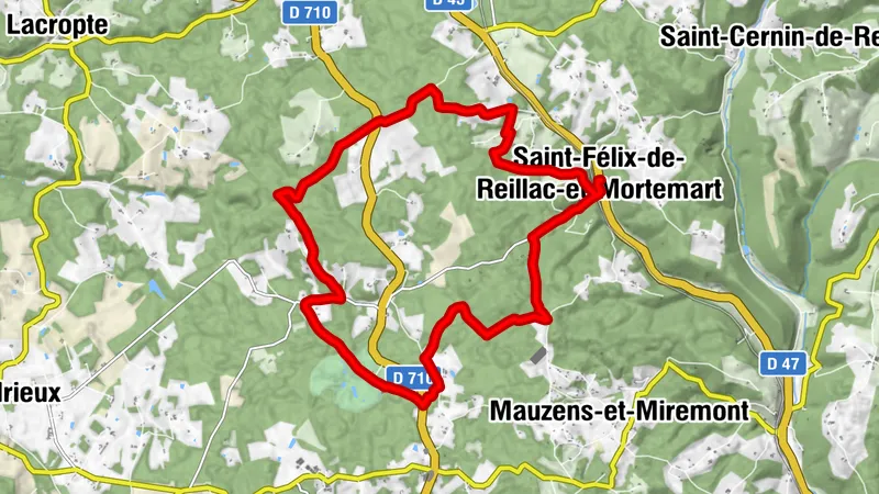 Boucle de Saint Félix n° 29 /Saint-Félix-de-Reilhac