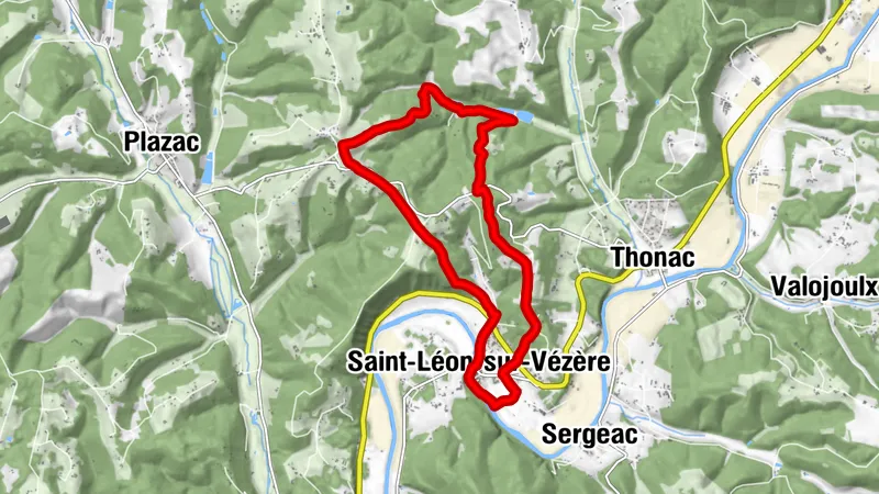 Parcours Trail Saint-Léon sur Vézère n°8