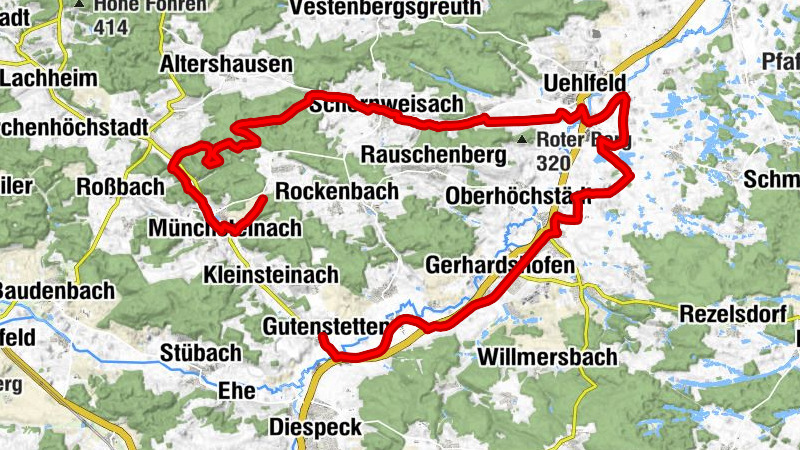 Schöner Herbst Ausflug mit meinem Mountainbike
