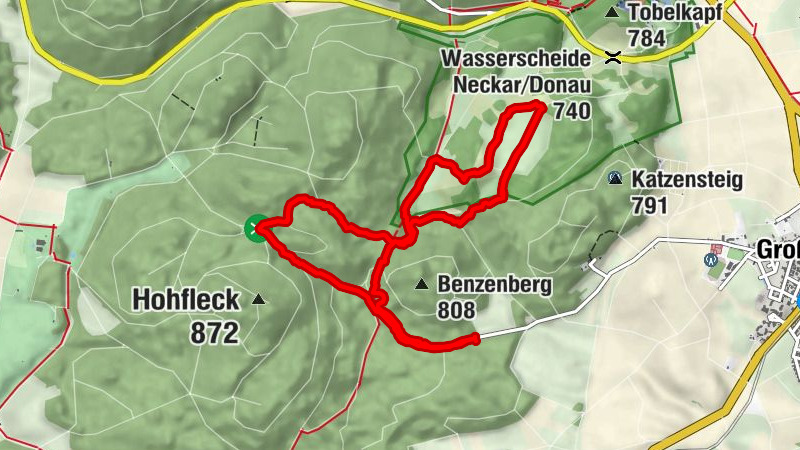 Rund um Hochfleck- Windpark