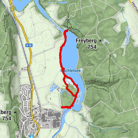 Bachtelsee Biessenhofen, Bayern/Deutschland