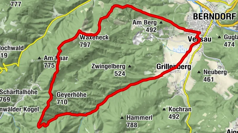 Fotzeben über Geyersattl und Waxeneck