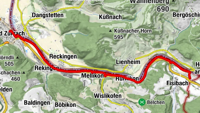 Winterwanderung: Bad Zurzach - Kaiserstuhl