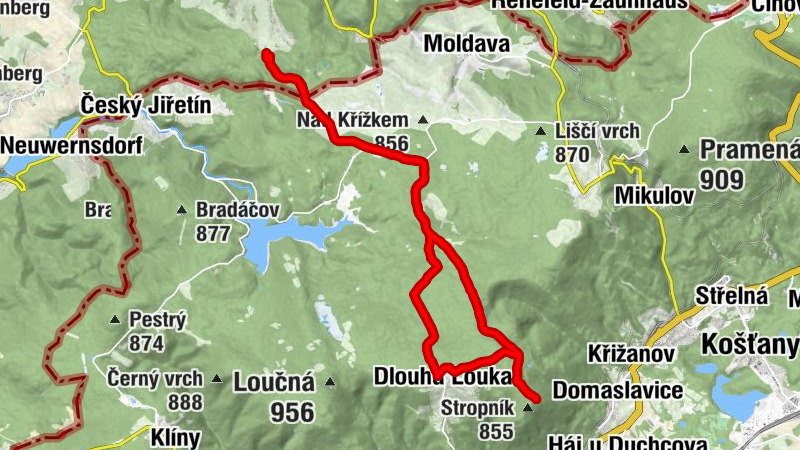 Von Holzhau zum Stropnik