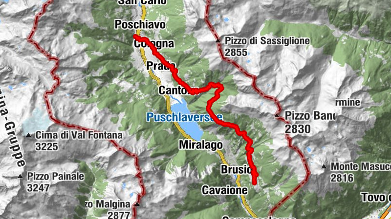 Poschiavo - San Romerio - Viano