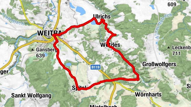 Weidenhöfen-Strecke