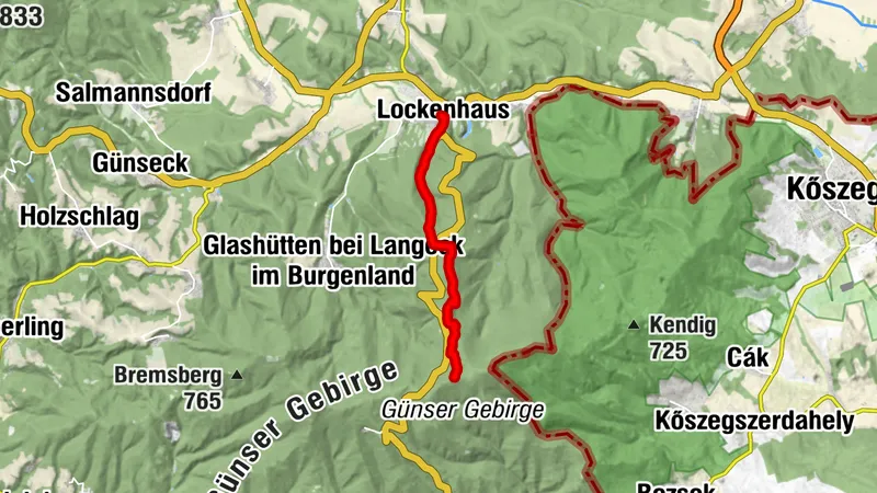 alpannonia - Regionale Route Lockenhaus  via WW 07