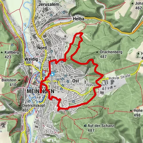 MDR Osterspaziergang 2026 Meiningen: Panoramatour über den Drachenberg