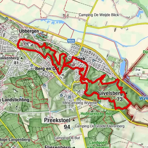 N-70 Route Nijmegen
