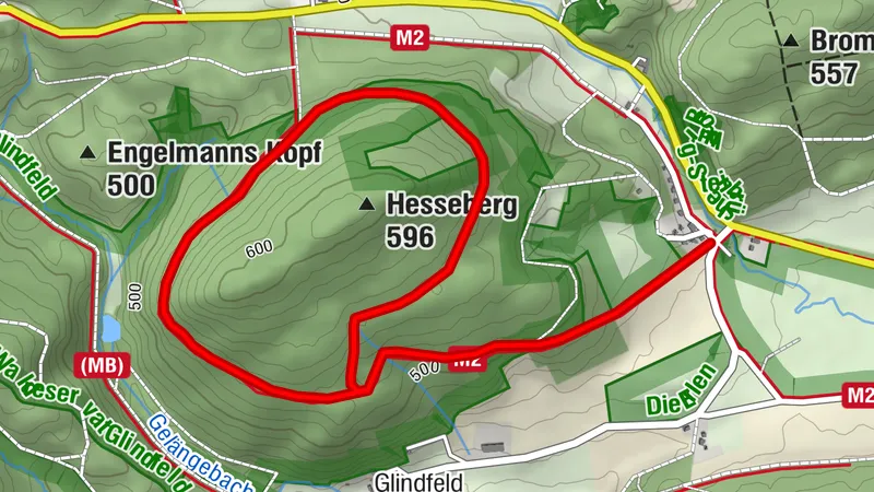 Medebach, Hesseberg-Loipe 1