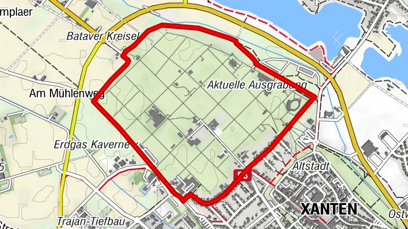 Spaziergang rund um den LVR-Archäologischen Park Xanten