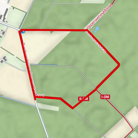 Oppenweher Moor – Rundwanderweg II (gelb)  